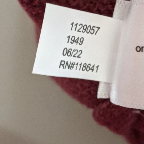 Lane Bryant deep v-neck collared cranberry pull over layering women's size 14/16 - Picture 8 of 9